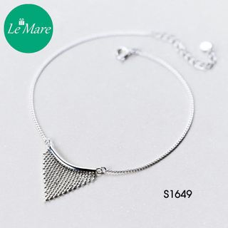 Lắc chân thanh ngang thả bi bạc S1649