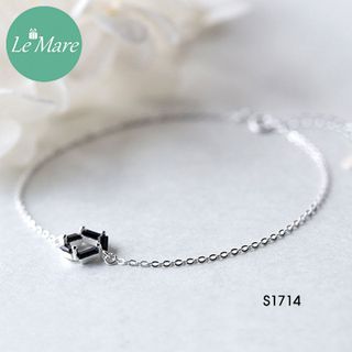 Lắc chân ngũ giác đá đen S1714