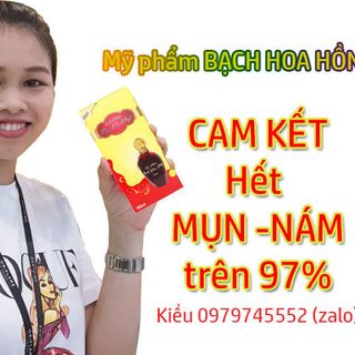 6 chai bạch hoa hồng