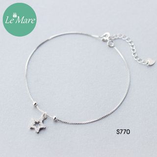 Lắc chân treo sao đính đá S770