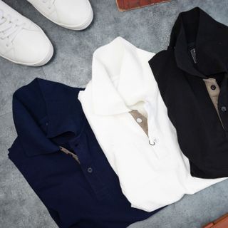 Aó thun Nam cổ bẻ tay ngắn - B020