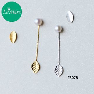 Khuyên tai lá dài E3078
