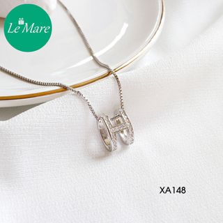 Dây chuyền chữ H đính đá XA148