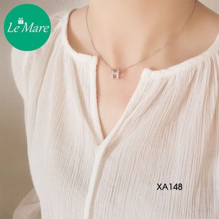 Dây chuyền chữ H đính đá XA148