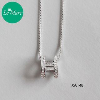 Dây chuyền chữ H đính đá XA148