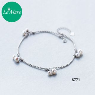 Lắc chân ngọc trai kép S771