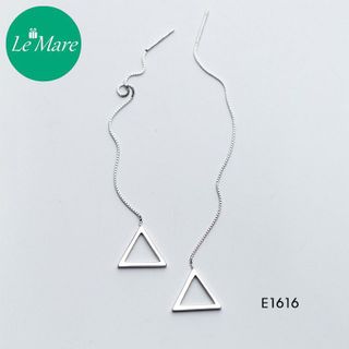 Khuyên tai Tam giác rỗng thả dài E1616