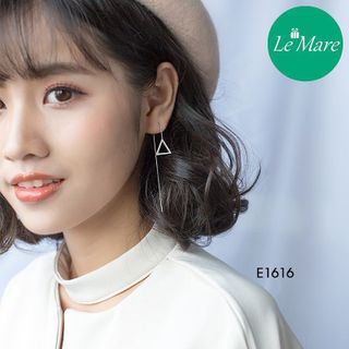 Khuyên tai Tam giác rỗng thả dài E1616