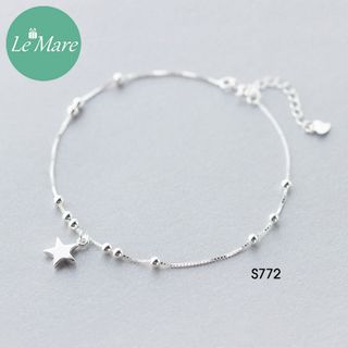 Lắc chân Bi bạc Sao đặc S772