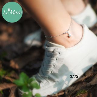 Lắc chân Bi bạc Sao đặc S772