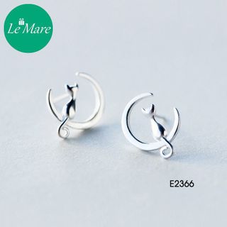 Khuyên tai mèo trăng E2366 giá sỉ