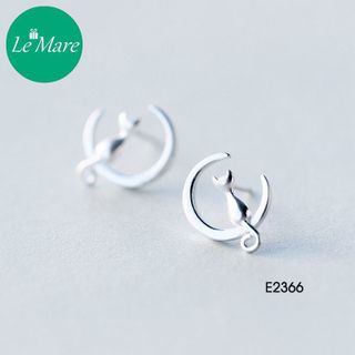 Khuyên tai mèo trăng E2366