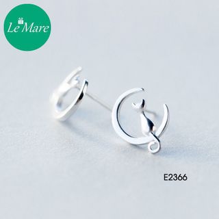 Khuyên tai mèo trăng E2366