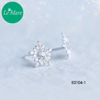 Khuyên tai Hoa tuyết E0104-1