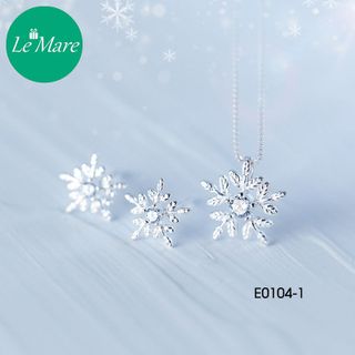 Khuyên tai Hoa tuyết E0104-1
