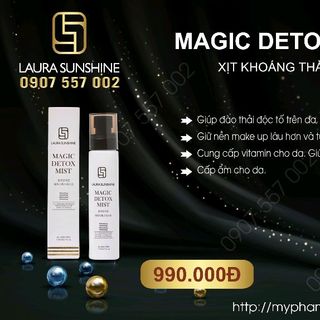 xịt khoáng thải độc