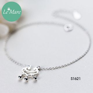 Lắc chân khánh bạc S1621