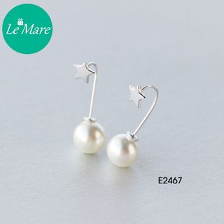 Khuyên vòng sao ngọc trai E2467