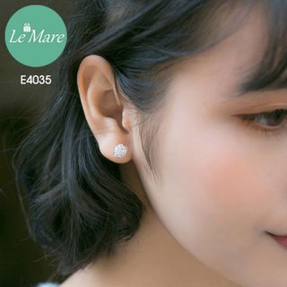 Khuyên tai tú cầu E4035
