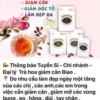 Trà hoa Thảo Mộc giảm cân giảm béo BiAO