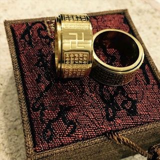 Nhẫn phong thủy bát nhã tâm kinh theo hộp