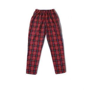 Quần baggy sọc caro đỏ