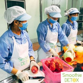 Trà detox hoa quả khô Smoothie detox bao gồm cả quà tặng