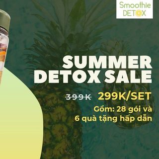 Trà detox hoa quả khô Smoothie detox bao gồm cả quà tặng