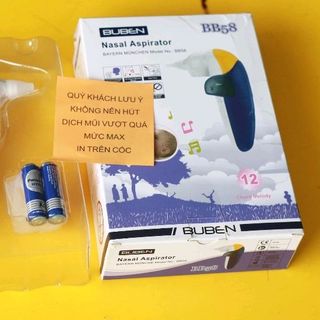 Máy hút mũi cầm tay cho bé buben BB58