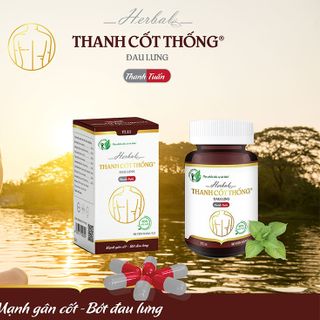 THANH CỐT THỐNG - HỖ TRỢ ĐIỀU THỊ ĐAU LƯNG ĐAU THẦN KINH TỌA - SP CỦA ĐÔNG Y THANH TUẤN