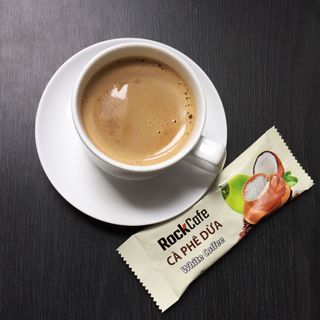 CÀ PHÊ DỪA - Rockcafe Coconut White Coffee - Hộp 20 gói x 20g