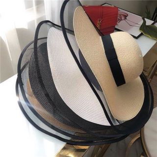 Nón vành rộng phối lưới