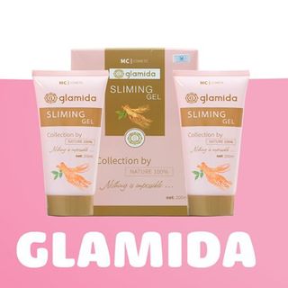 HOT Kem tan mỡ GLAMIDA phiên bản mới nhất năm 2019-Tặng kèm cuộn dùng thử màng bọc thực phẩmthước dây