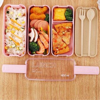 HỘP CƠM 4 TẦNG CÓ SẲN MUỖNG NĨA TIỆN DỤNG
