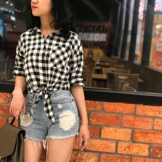 Sơ mi buộc vạt Shojo