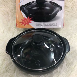 Nồi đất nấu mì cay 8 inch