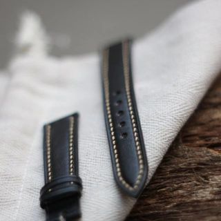 Dây đồng hồ da bò thật - handmade