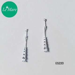 Khuyên tai 1 hàng đá E5220