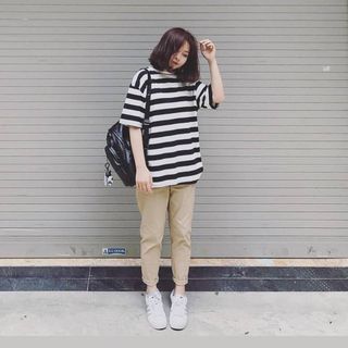 Quần Baggy Lưng thun Nữ
