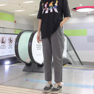 Quần Baggy Lưng thun Nữ