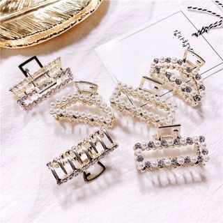 set 3 cặp tóc đính hạt giá sỉ