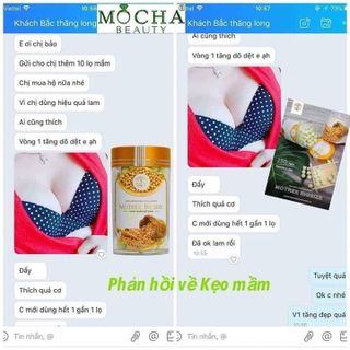 Kẹo Mầm Collagen BigSize Mocha Hàng Chuẩn