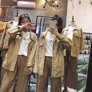 Áo khoác khaki Nữ