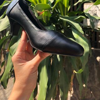 Giày nữ mũi nhọn cổ tim đế xuồng 5cm
