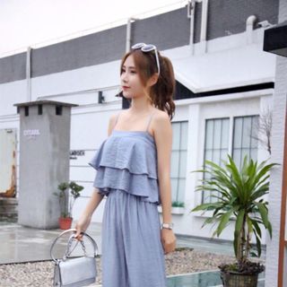 Áo 2d 2 tầng cực xinh có thun quần ống rộng