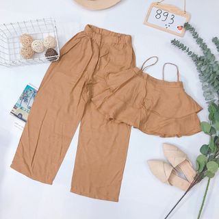 Áo 2d 2 tầng cực xinh có thun quần ống rộng