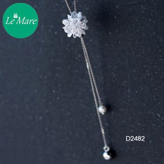 Dây chuyền dài Hoa tuyết thả dài D2482