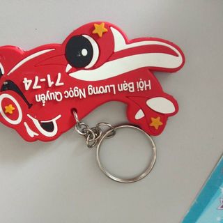 móc khóa cao su dẻo