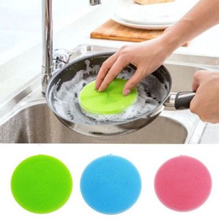 Miếng rửa chén bát rau củ silicone