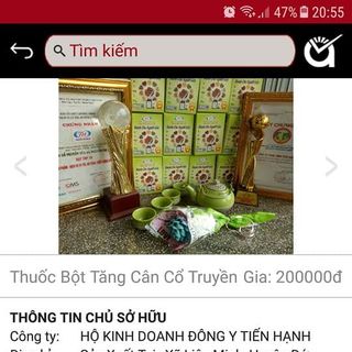 THUỐC TĂNG CÂN ĐÔNG Y GIA TRUYỀN TIẾN HẠNH